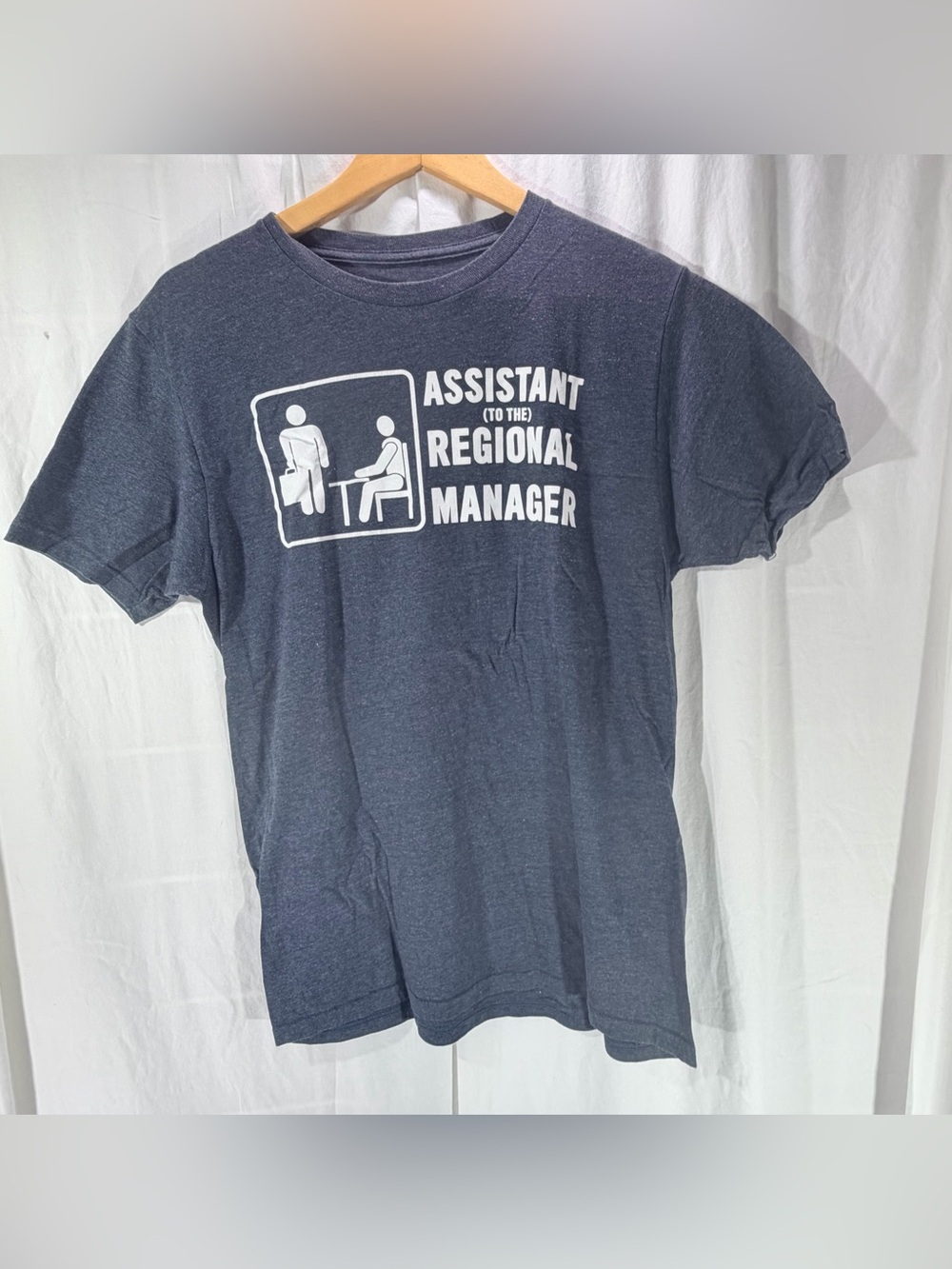 Ripple Junction Navy Graphic 'Assistant to the Regional Manager' Tee